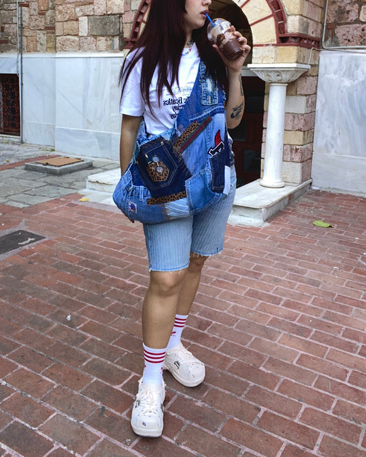 Reworked Jeans Oversized Tote