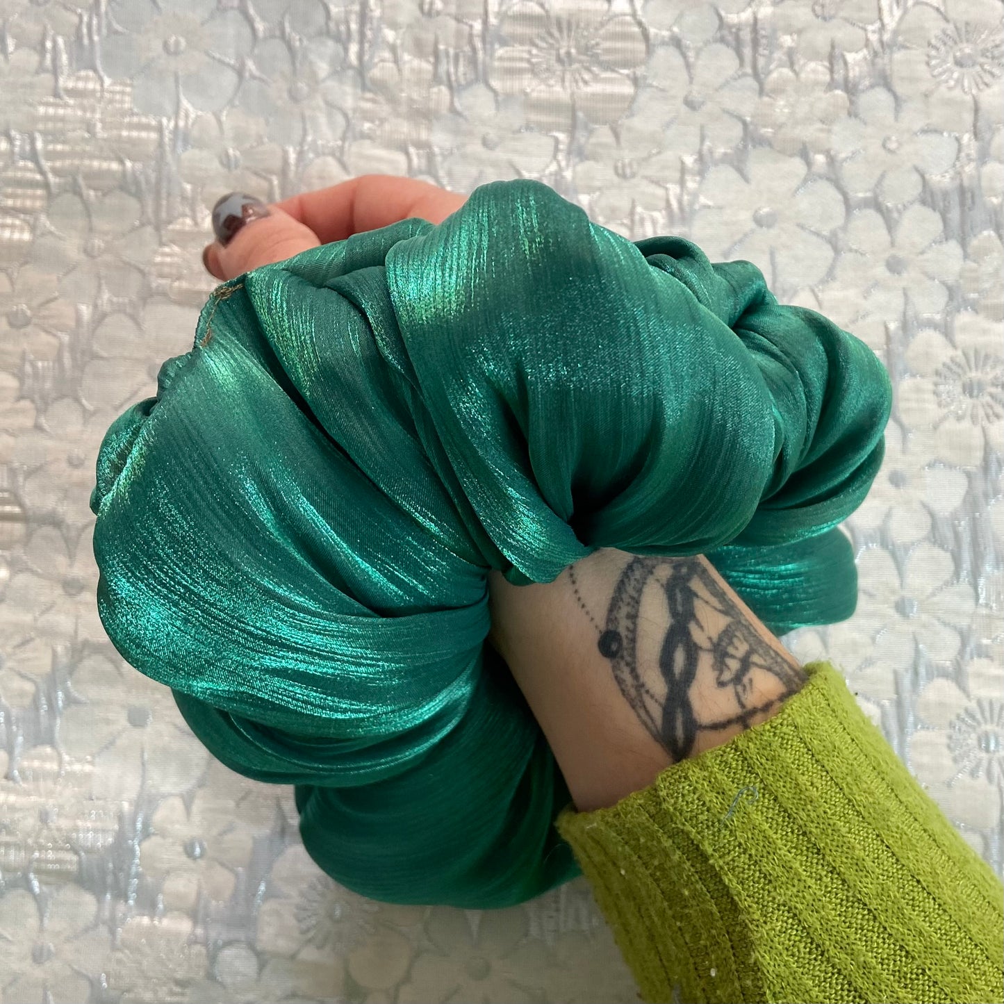 Cute Green Scrunchy