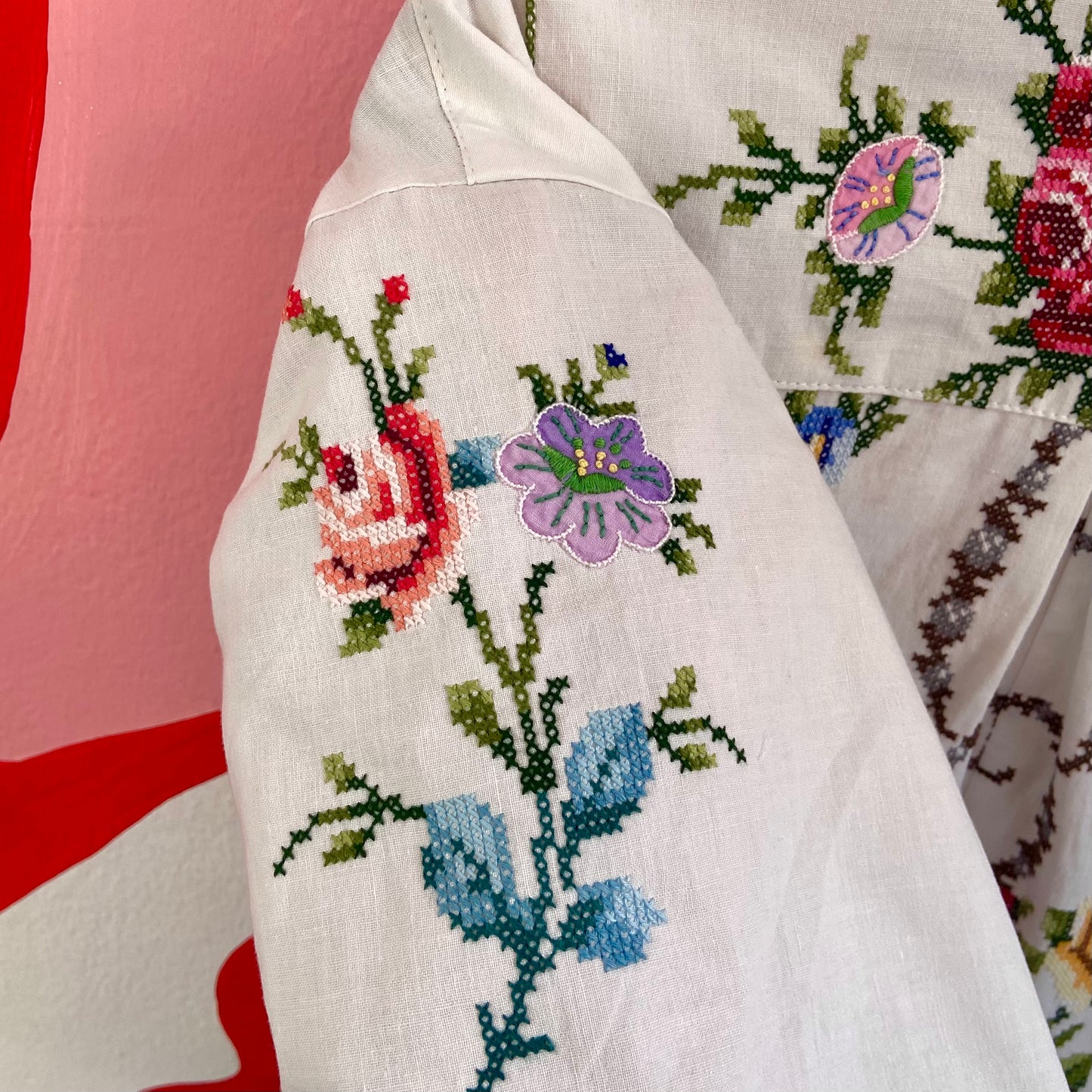 'A Little Twist' Button-Up