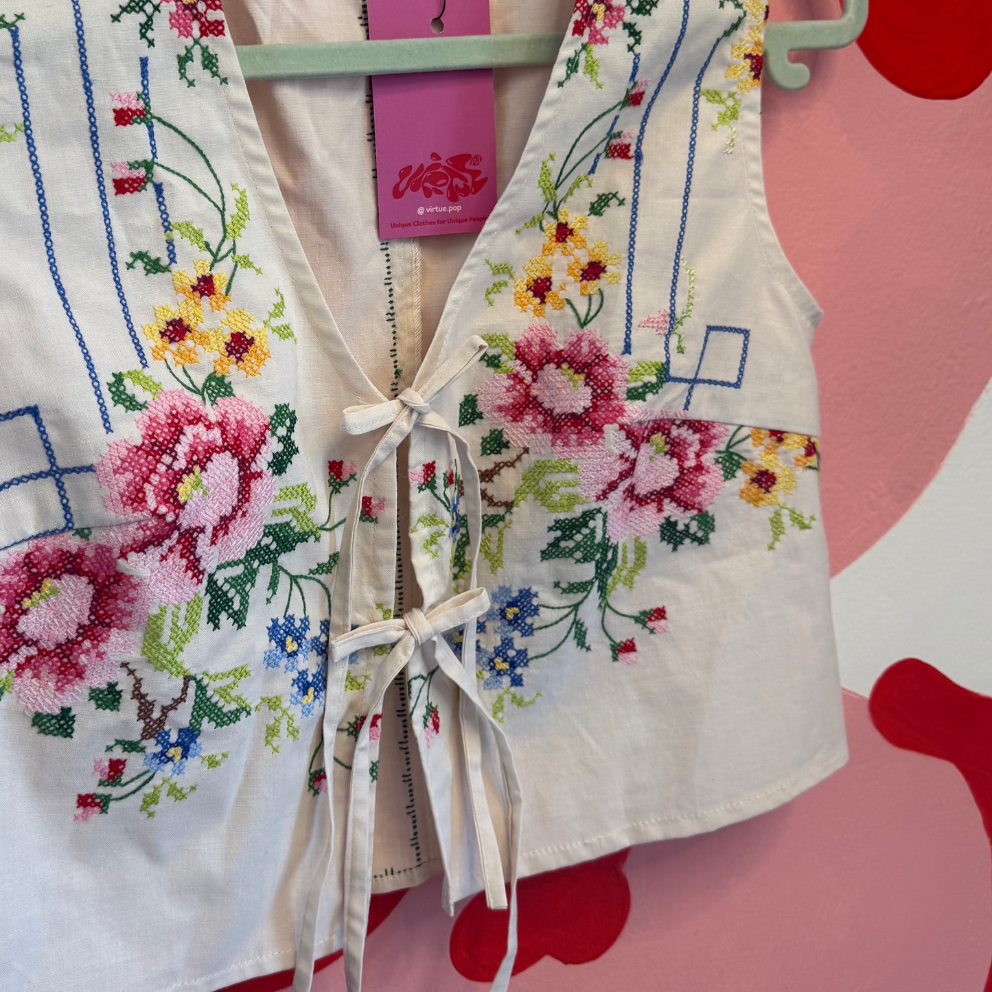 Flower Stitched Vest Vol.5