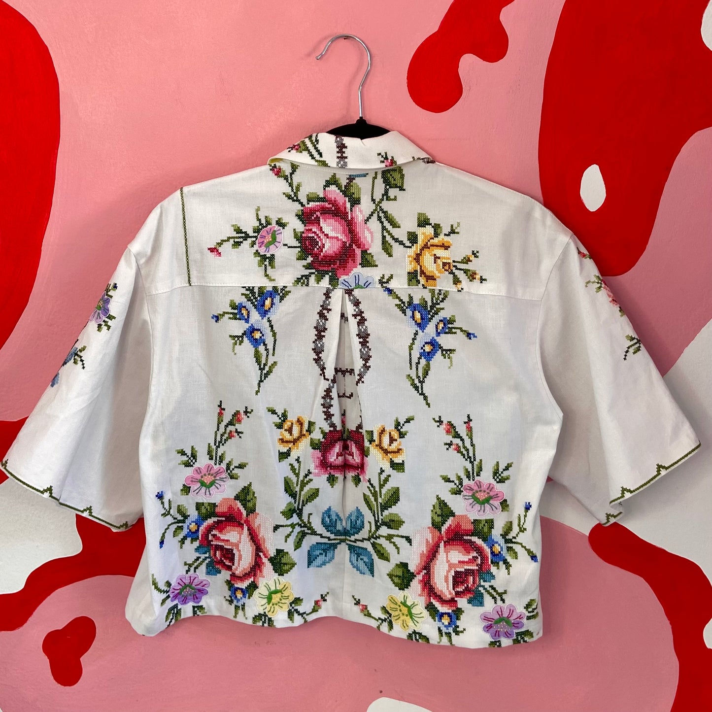 'A Little Twist' Button-Up