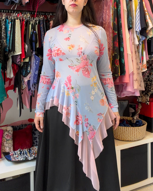 ‘Pin’ Frill Top