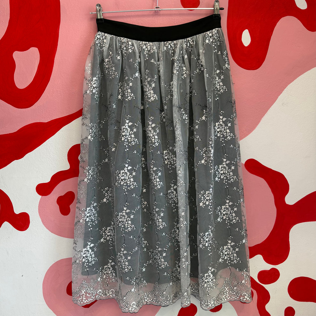 Midi Lace Skirt
