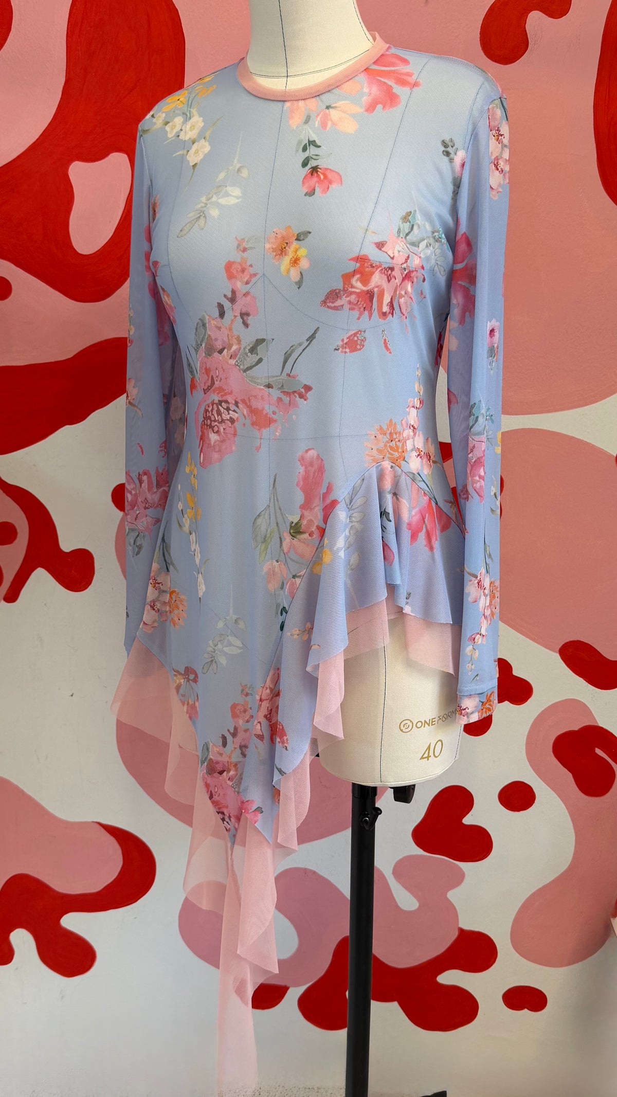 ‘Pin’ Frill Top