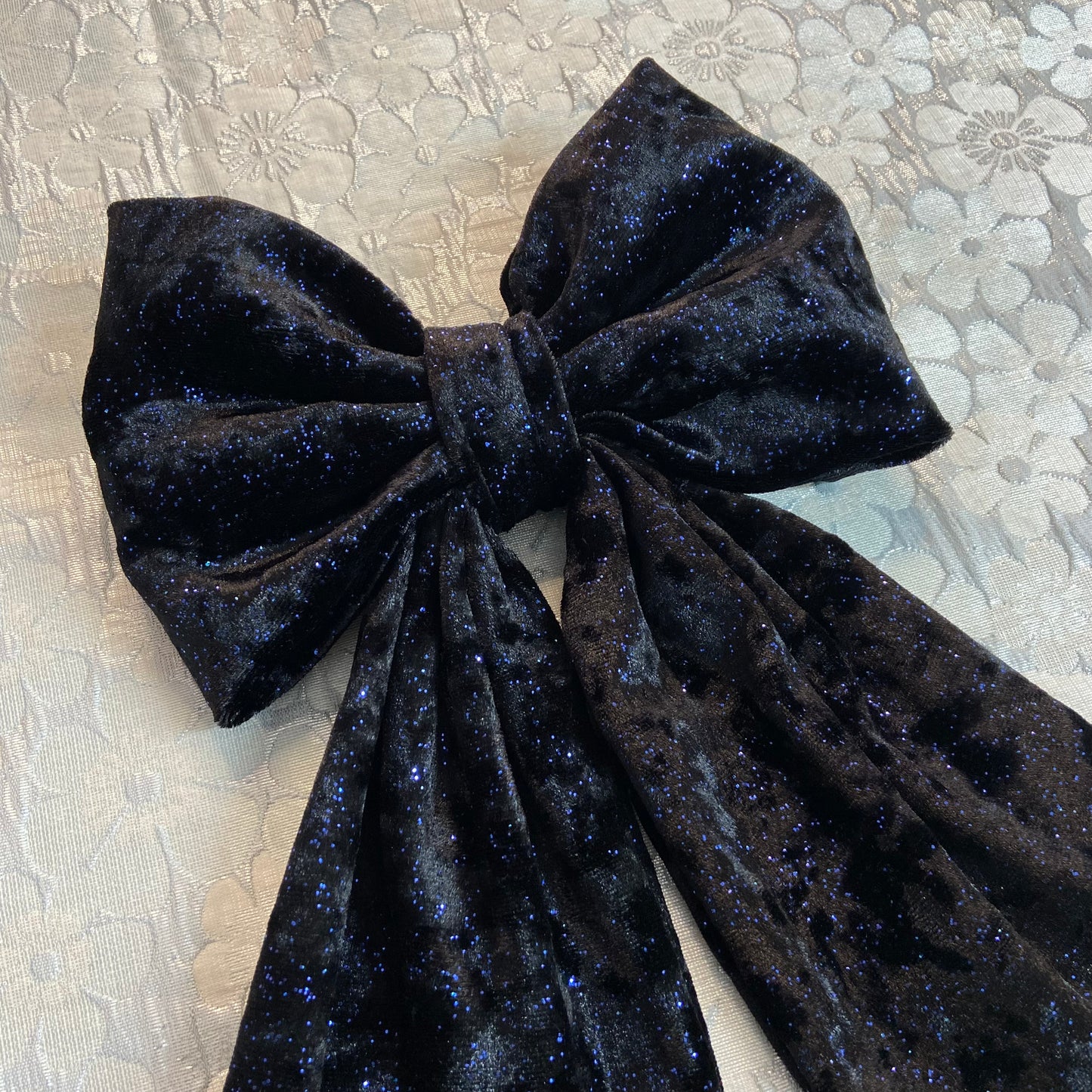 Galaxy Velvet Bow