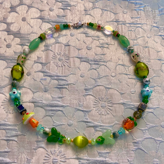 “Green Butterfly” Necklace
