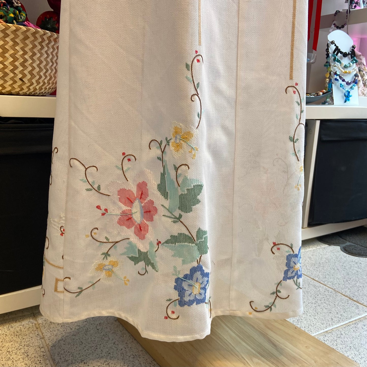 Flower Stitched Summer Top