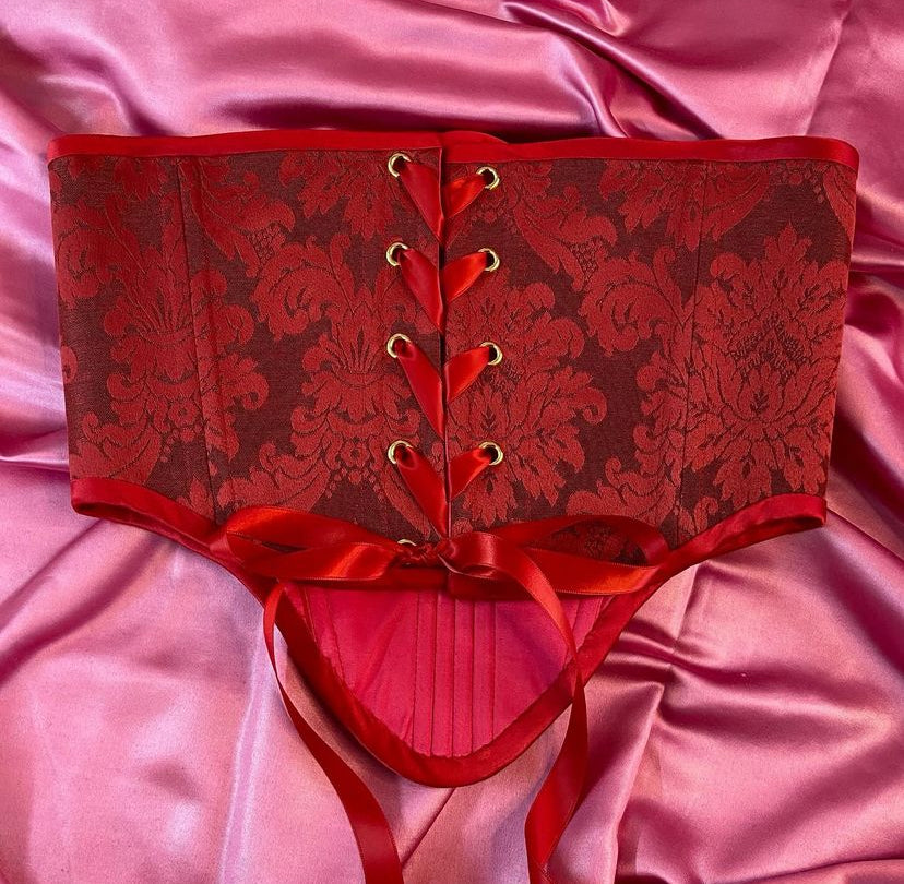 Victorian Red Corset