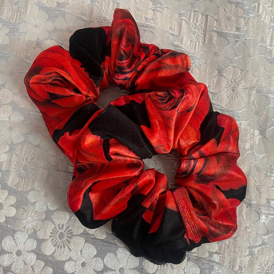 Black Roses Scrunchy