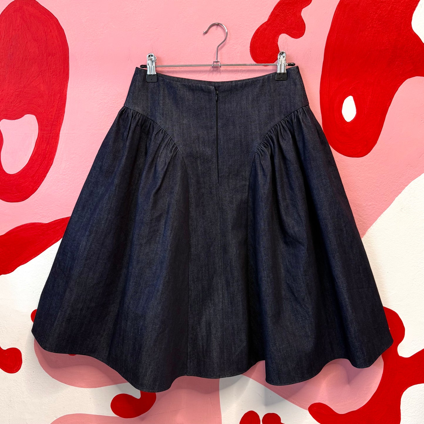 Denim Short Skirt