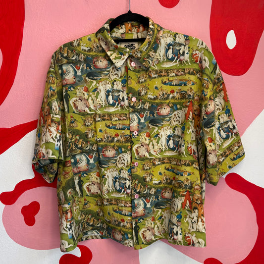 'The Garden of Earthly Delights' Button-Up