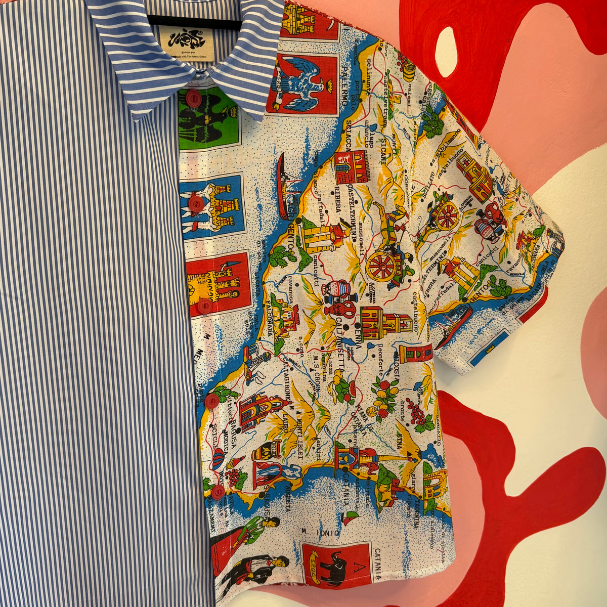 'On the Road' Button-Up