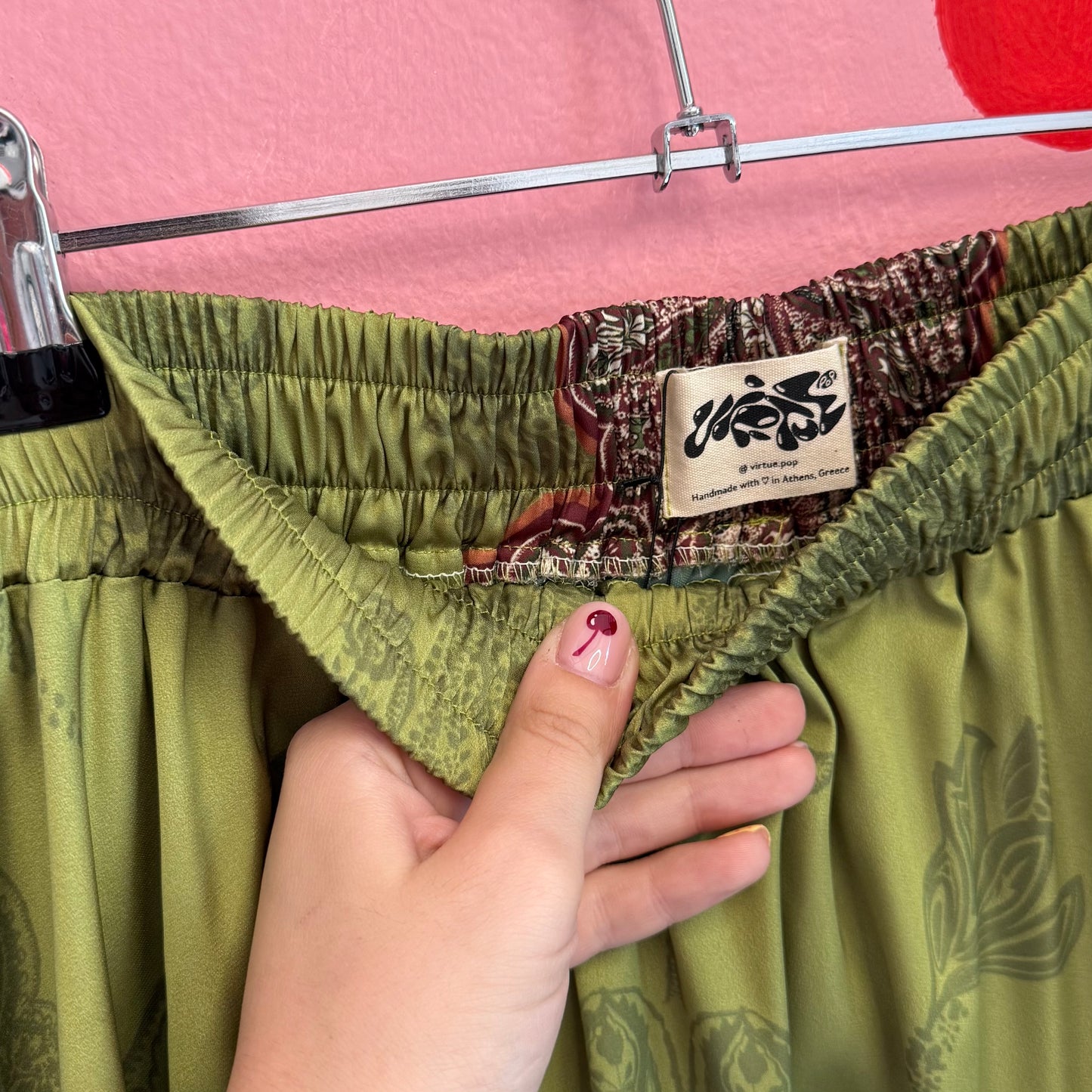 Flowy Green Skirt