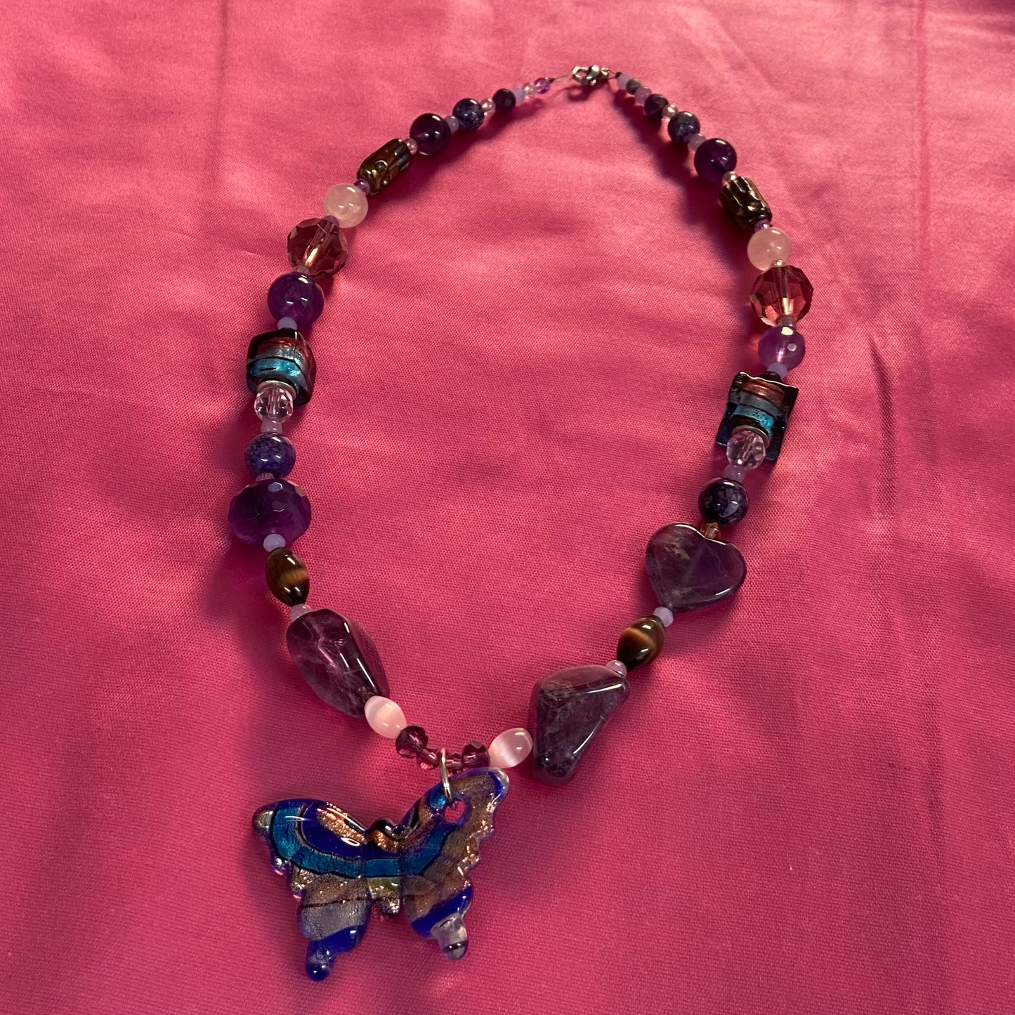 Butterfly Murano Necklace