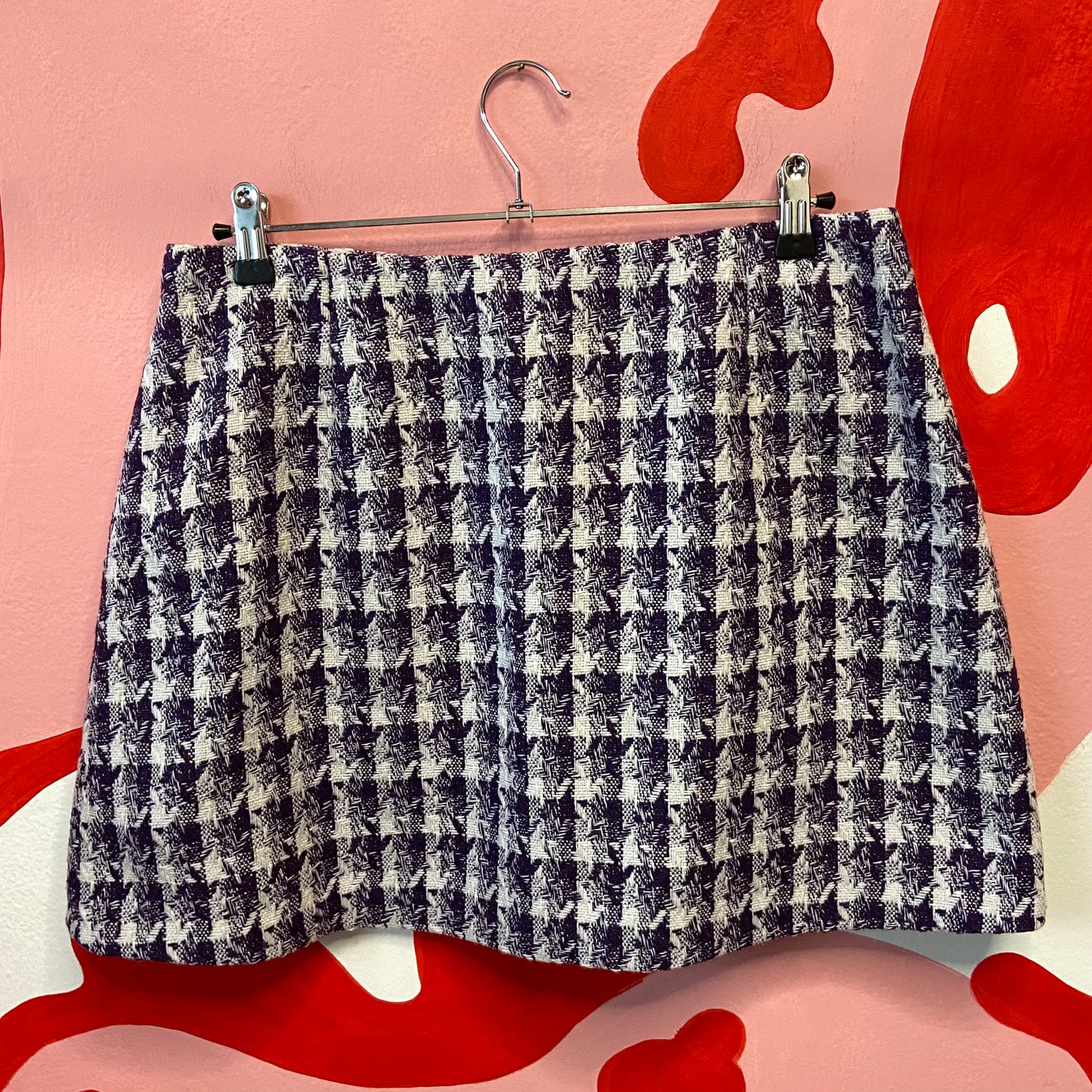 Tweed Wool Mini Skirt