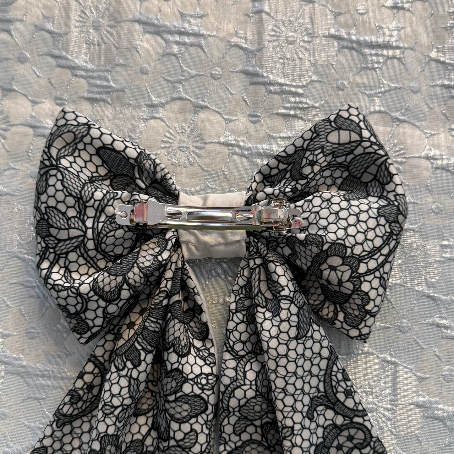 Lace Satin Bow