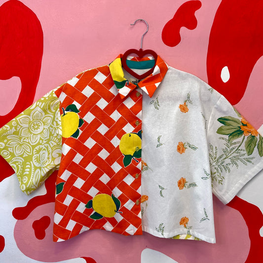 'Lemon Bites' Button-Up