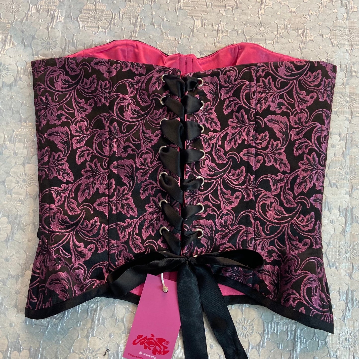 “Pink Goth” Corset