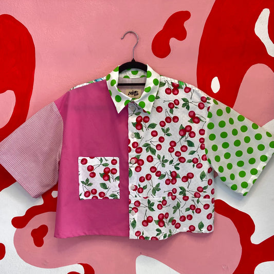 'Cherry Bites' Button-Up / XL