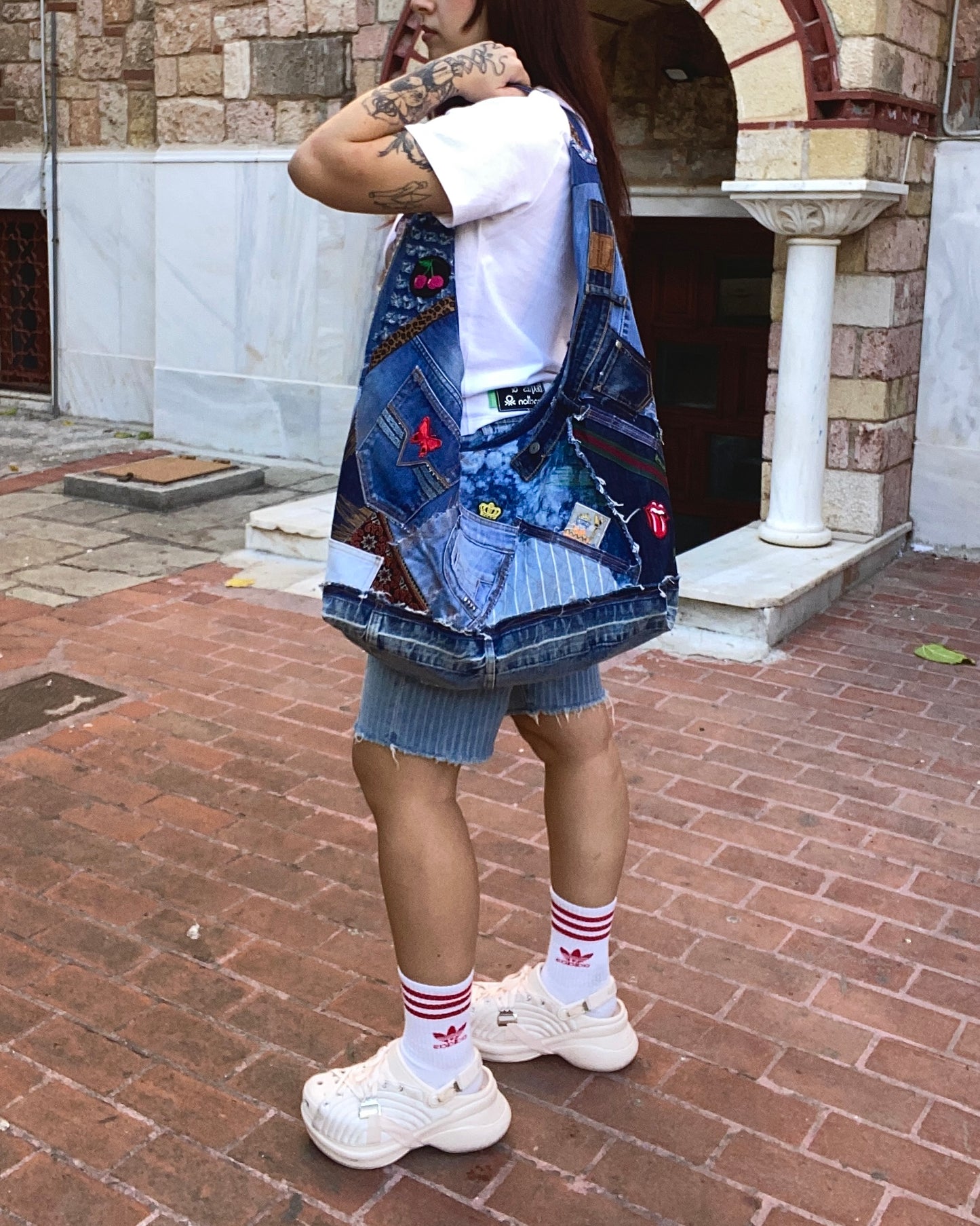 Reworked Jeans Oversized Tote