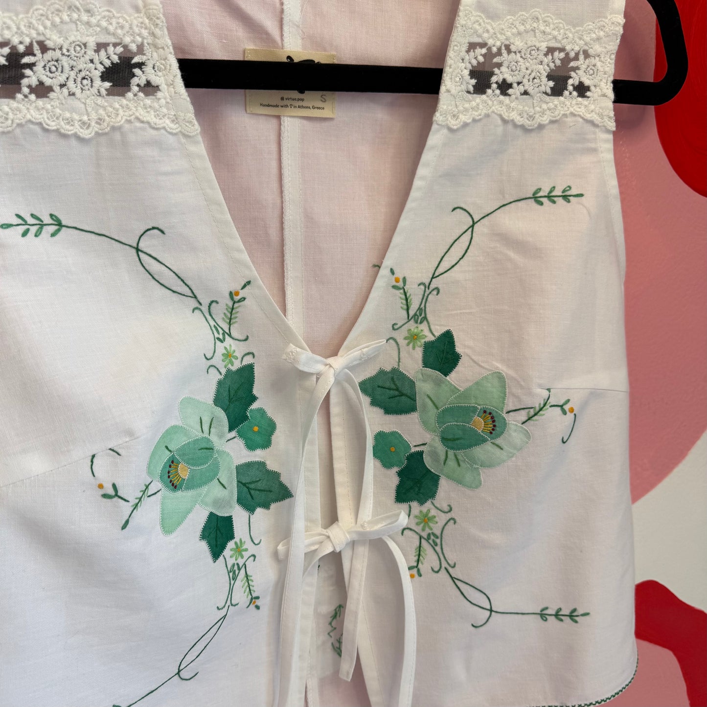 Flower Stitched Vest