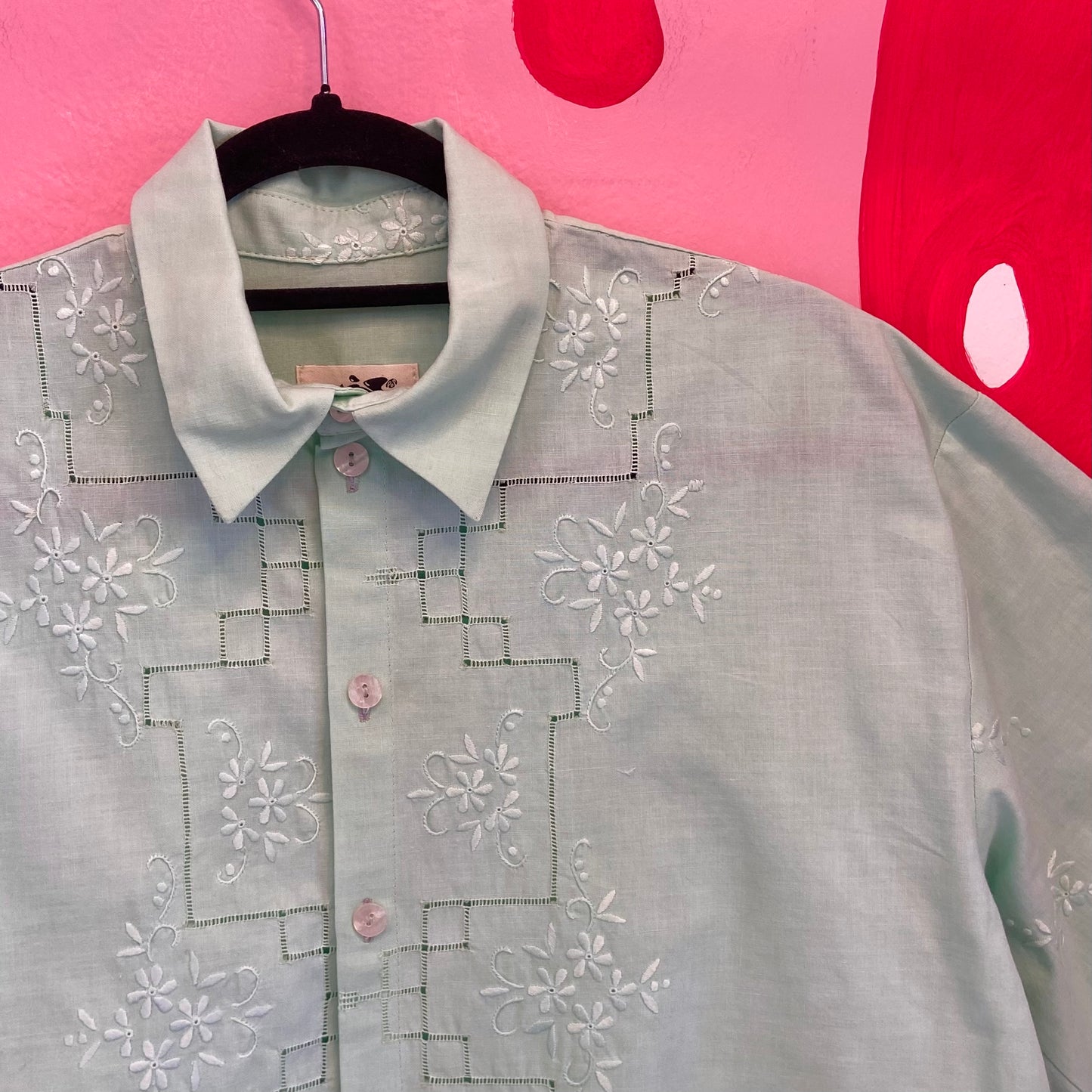 'Pistachio Ice Cream' Button-Up