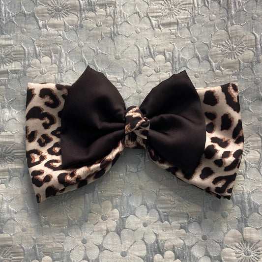Double Leo Satin Bow