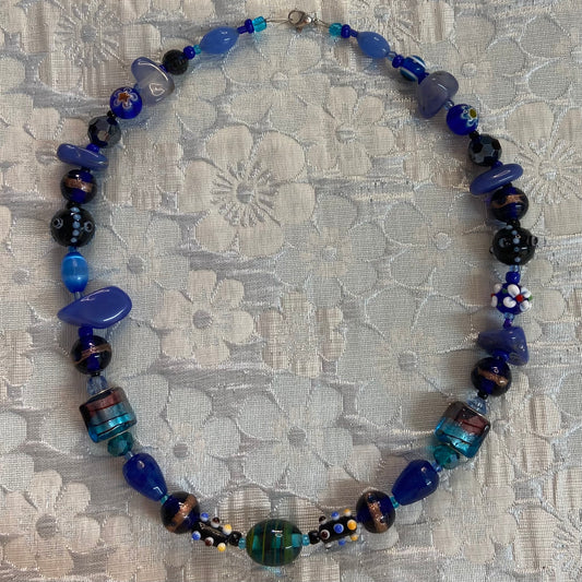 “Blue Foam” Necklace