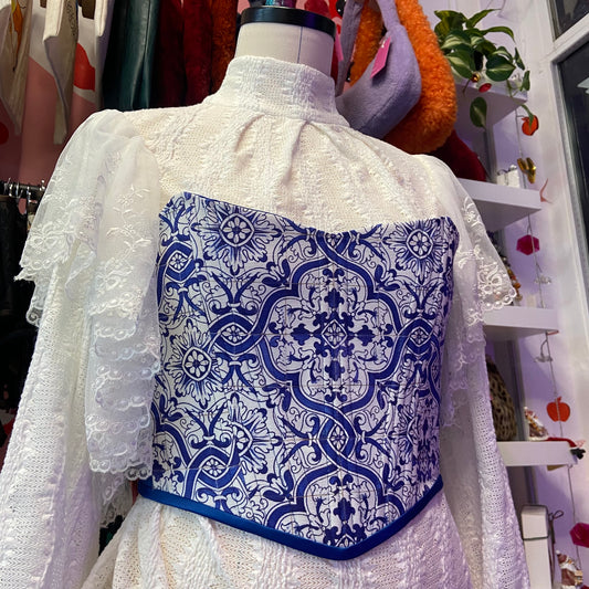 Portuguese Tile Corset - Holiday Gift!