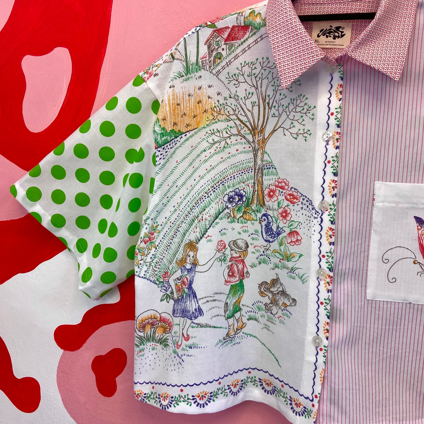 'Friendship Bracelets' Button-Up