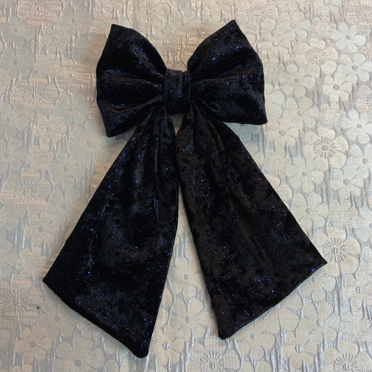 Galaxy Velvet Bow