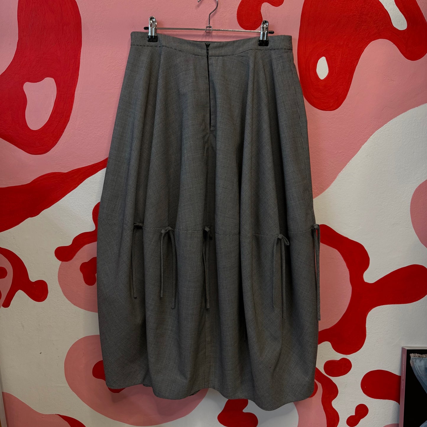 Checkered Tulip Skirt
