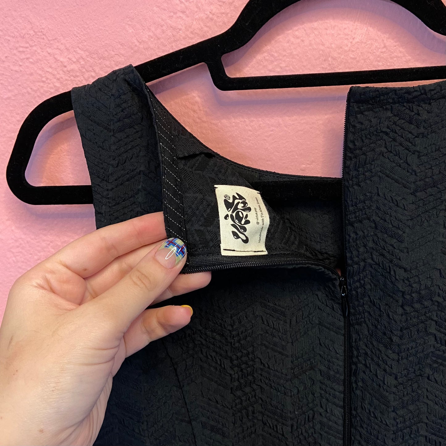 Puffy Black Star Top