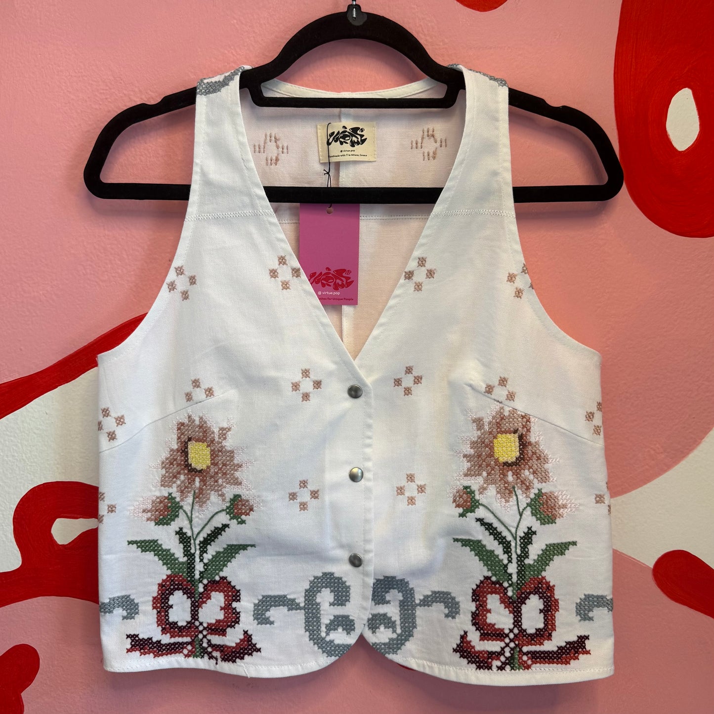 Flower Stitched Vest Vol.1