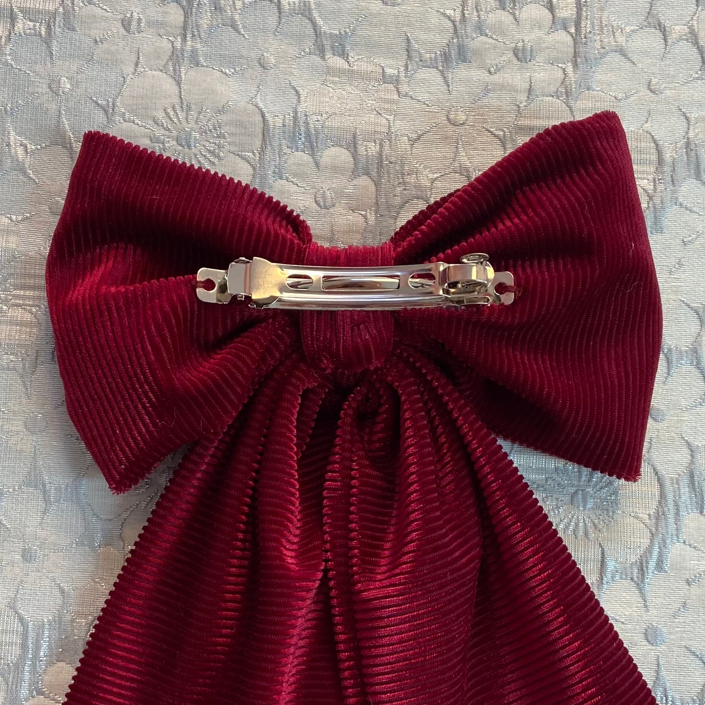 Wine Red Velvet Bow