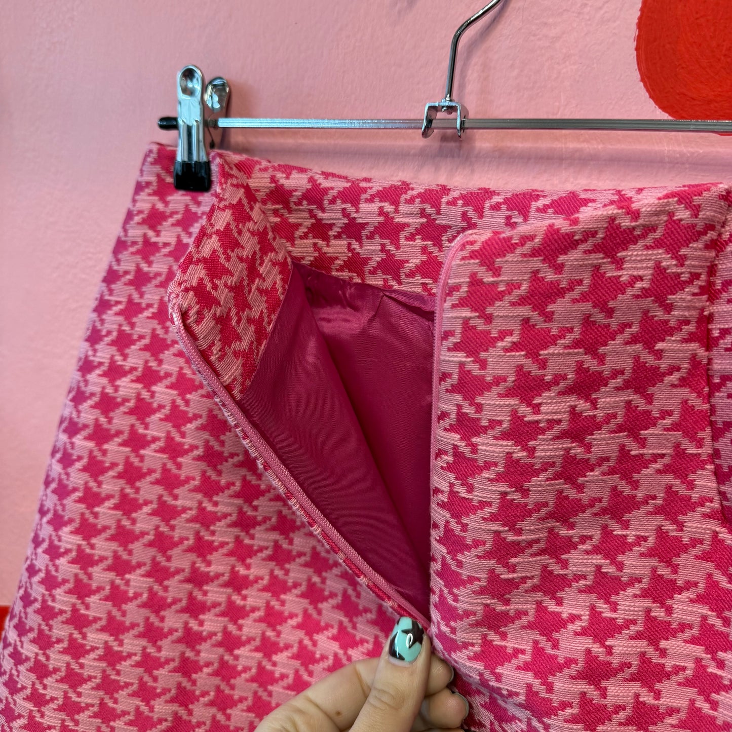 Pop of Pink Mini Skirt