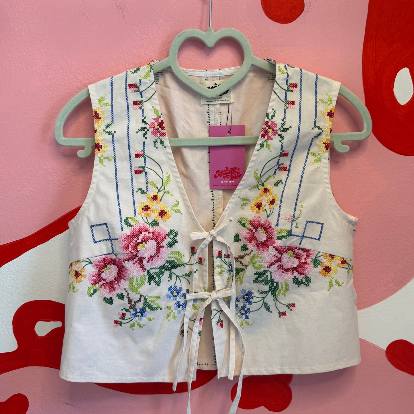 Flower Stitched Vest Vol.5
