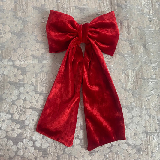 Red Velvet Bow