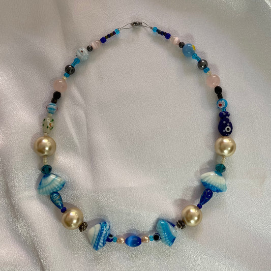 “Blue Shells” Necklace