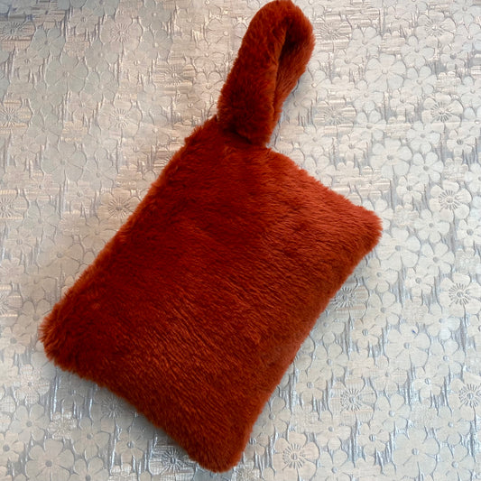 Peachy Fur Pouch