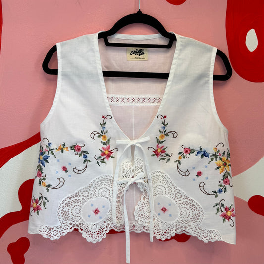 Flower Stitched Vest Vol.7