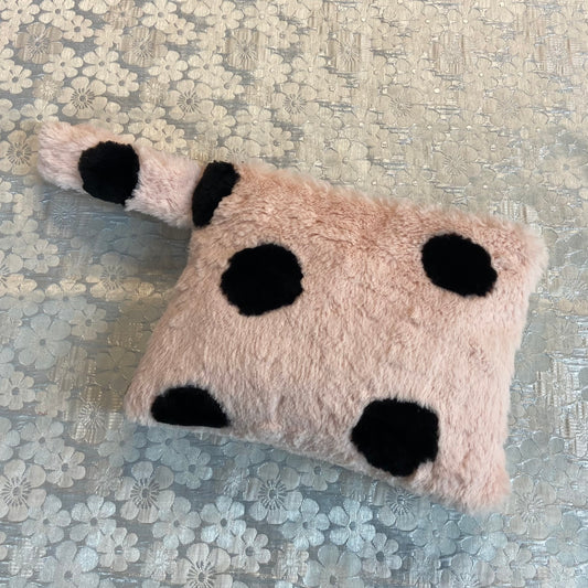 Pink Polka Dot Pouch