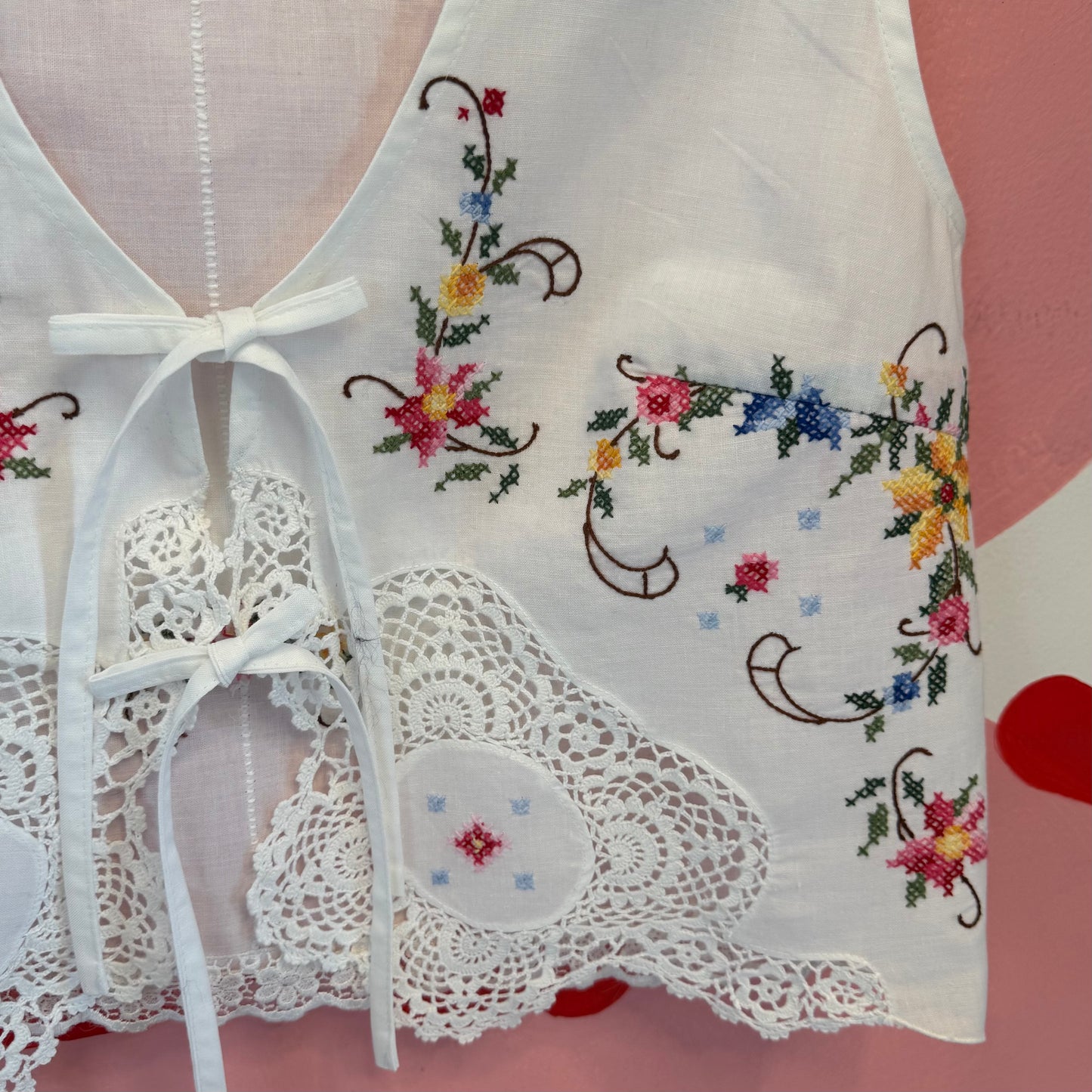 Flower Stitched Vest Vol.7
