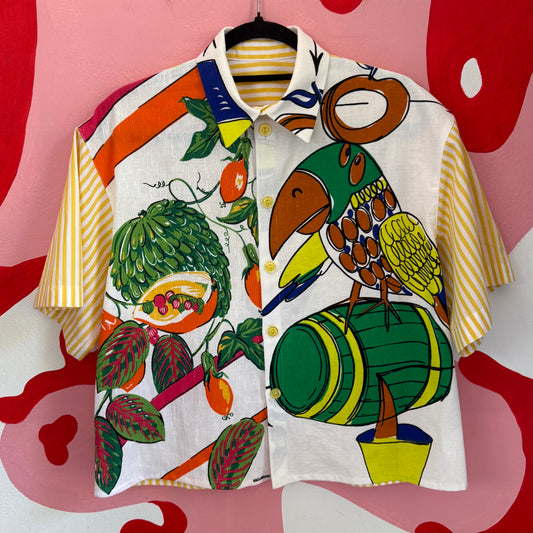 'White Lotus' Button-Up
