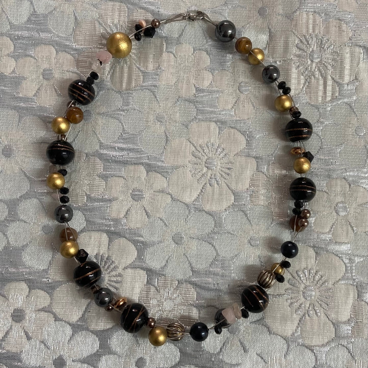 “Coal & Gold” Necklace