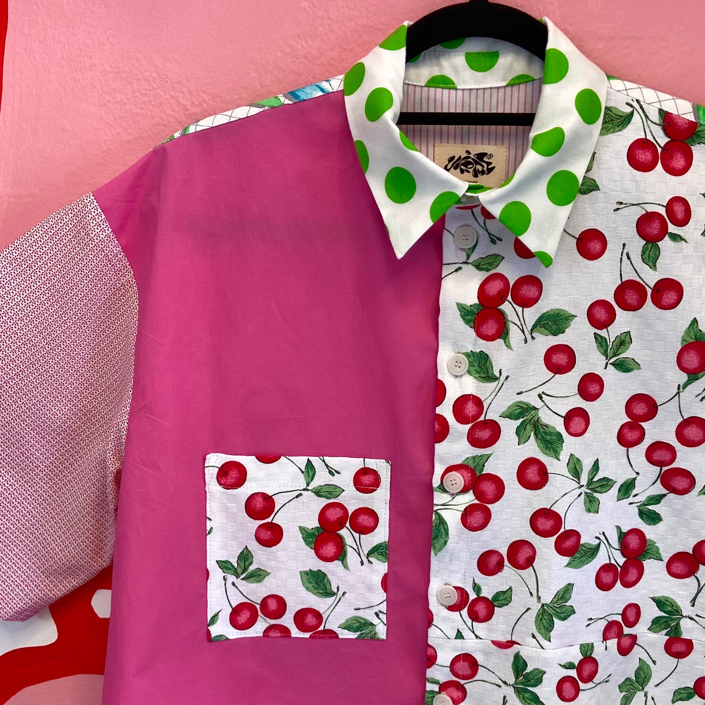 'Cherry Bites' Button-Up / S/M