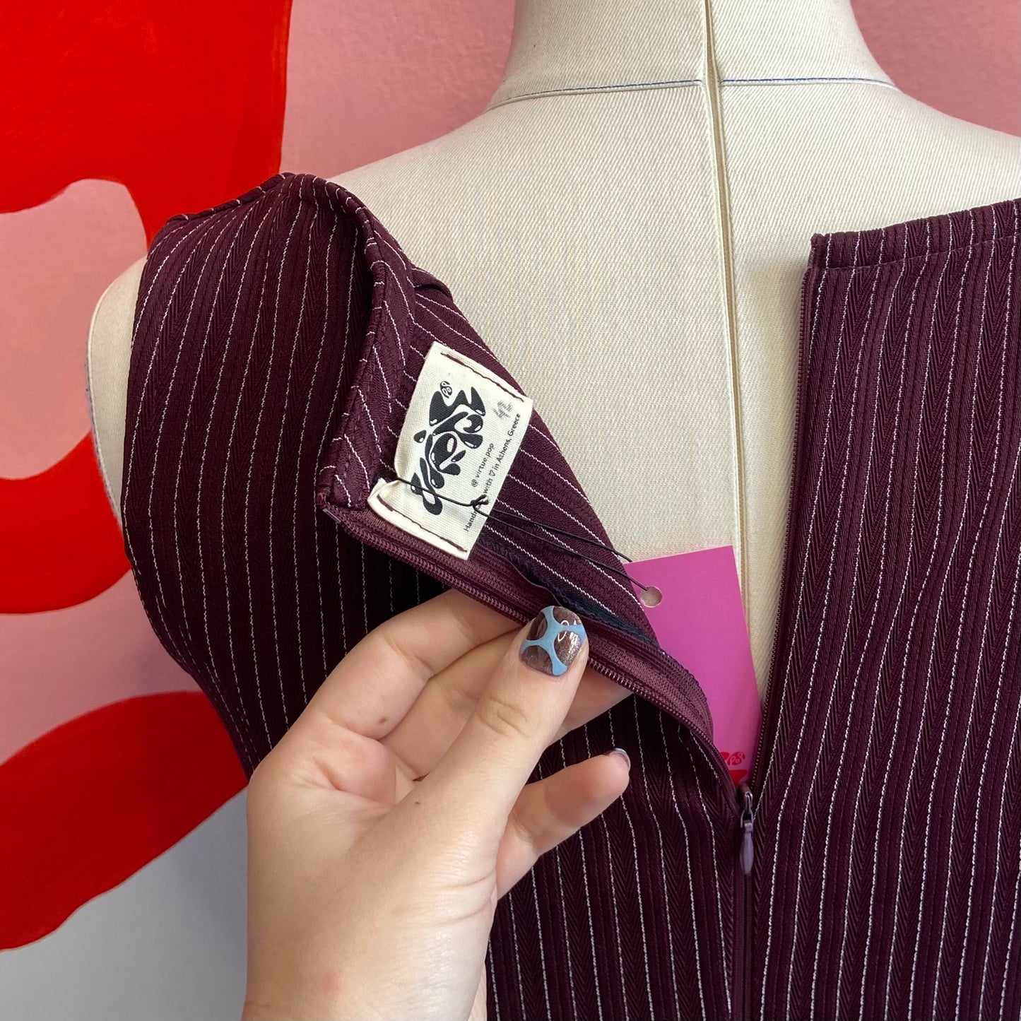 ‘Burgundy’ Star Top