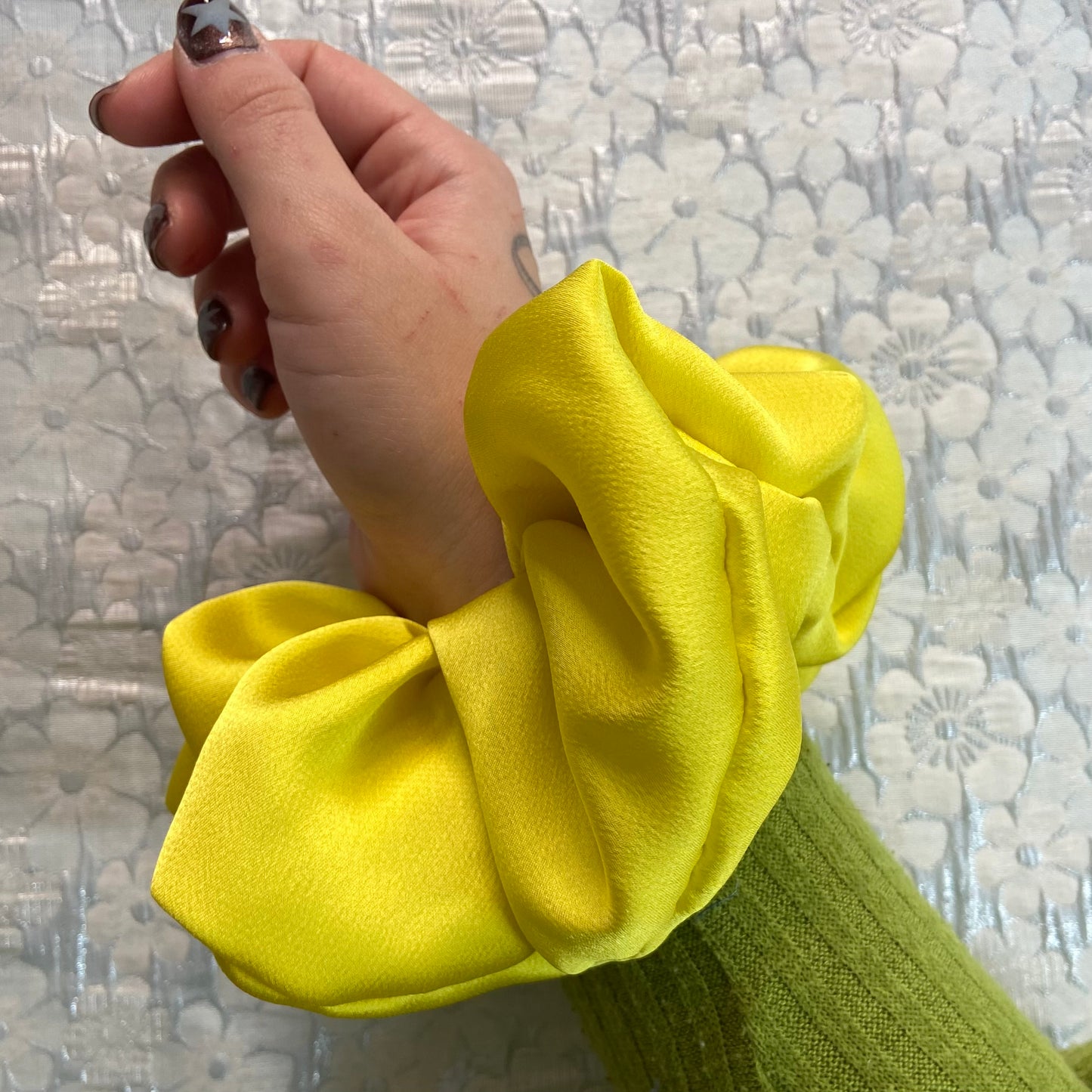 Bright Yellow Scrunchy