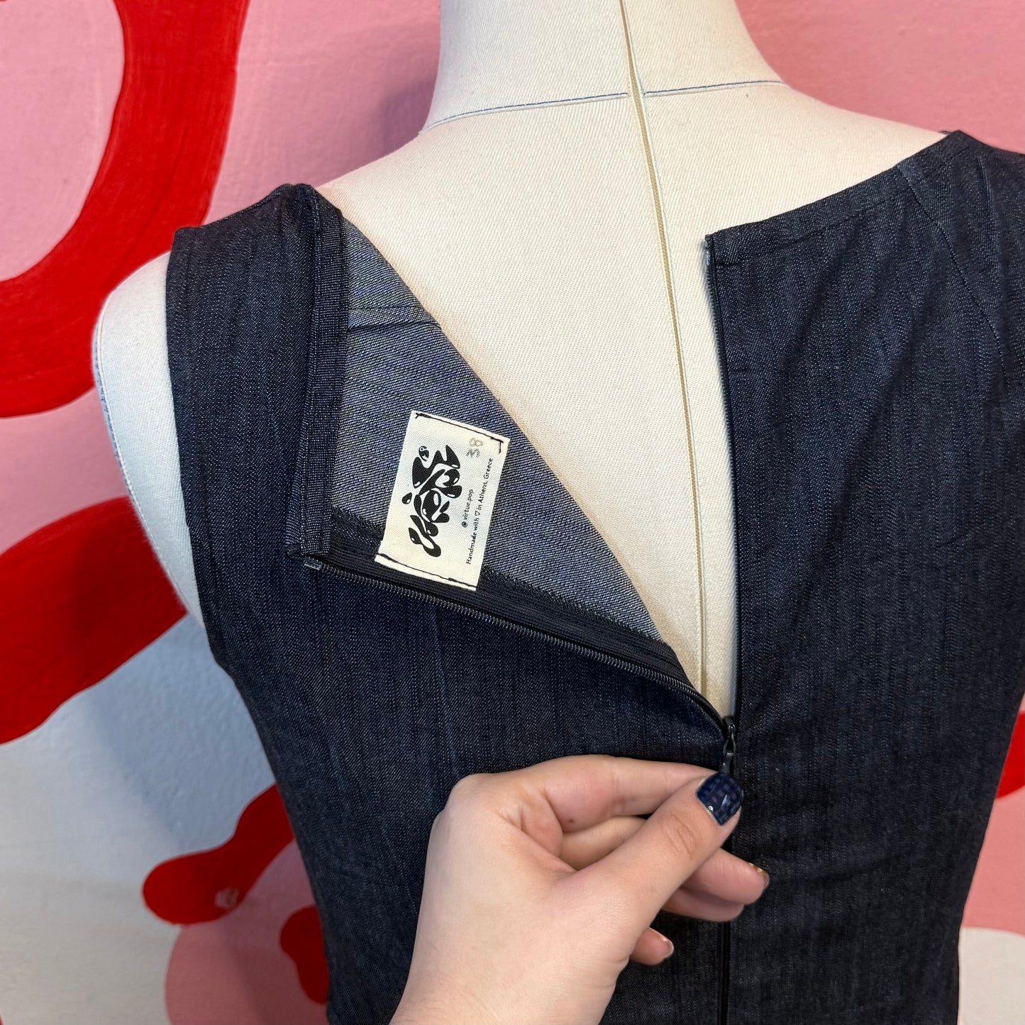 Denim Star Top