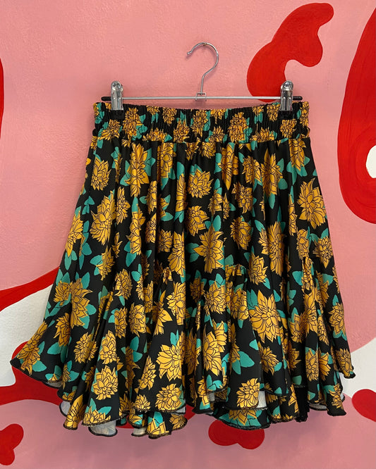 “Yellow Roses" Fluffy Skirt
